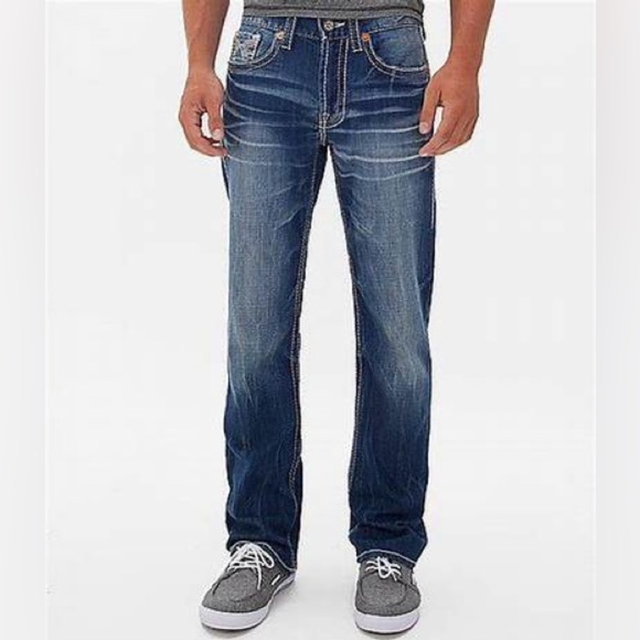 Big Star 1974 Jeans Pioneer Regular Boot Jeans Whiskered 34x31 - Picture 1 of 8